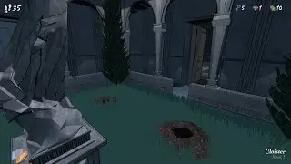 How to Reach the Cloister Middle Area - Dig Spots & Hidden Allowance Token | Blue Prince