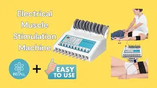 How to Use Electrical Muscle Stimulation Machine for Muscle Toning & Body Shaping | WL-KYDS871