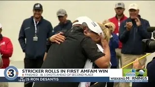 Strong front nine helps Stricker to first AmFam Champ win on record-breaking weekend