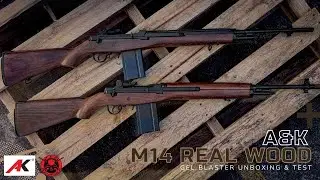 Is This the Most Realistic Gel Blaster Yet? The A&K M14 AEG Unboxing & Test