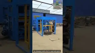 automatic hydraulic concrete hollow block bricks making machine for half blocks #blocks