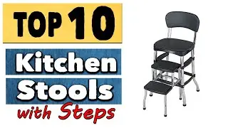 Best Kitchen Stools With Steps | 10 Best Stools for Kitchen Counter | Folding Step Stools