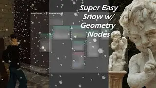 You Won't Believe How Easy it is to Make Snow with Geometry Nodes
