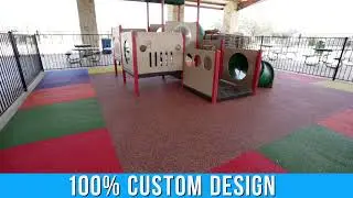 Rubber Surfacing Toddler Playground