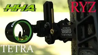 SIGHT IN PROCESS | HHA Tetra RYZ 2 pin adjustable sight.
