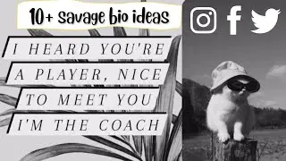 10+ cool savage bio ideas for Instagram, Facebook & Twitter