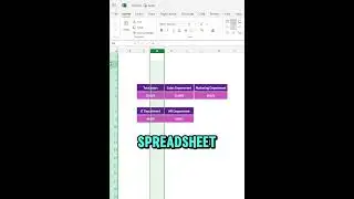 Excel Interface Explained in 30 Seconds! 🧠 #tutorial #excel #tech