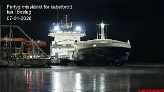 Fartyg misst&auml;nkt f&ouml;r kabelbrott tas i beslag