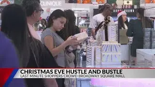 East Texans line up for last minute Christmas shopping at Broadway Square Mall