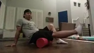 Foam Roll hamstring/quads for low back pain - Movement IQ Physical Therapy in Fullerton, CA