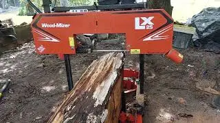 Largest log possible for Woodmizer LX25