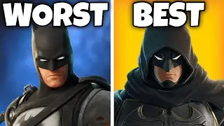Рейтинг всех обликов Бэтмена в Fortnite! (От худшего к лучшему)