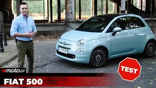 Fiat 500 Hybrid - TEST - miejskie auto o retro wyglądzie - RECENZJA