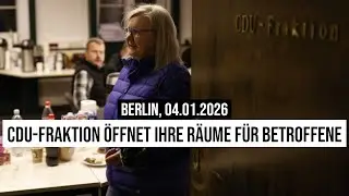 04.01.2026 #Blackout Berlin Tag 2 CDU-Sitzungszimmer als Notunterkunft f&uuml;r Opfer des Terroranschlags