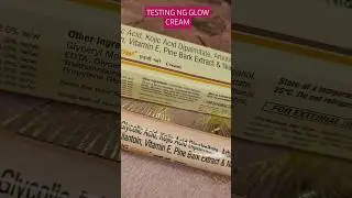 Testing NG Glow Cream #music #ngglow #pharmacy #animation
