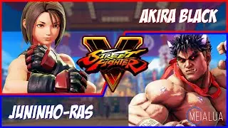 SFV CE - Akira Black(AKIRA) VS JUNINHO-RAS(KAGE) 🌘 MeiaLua 🌘