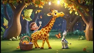 As girafas de pelúcia se esticam, se esticam | Canção Infantil | Rima em Português | Kids Songs