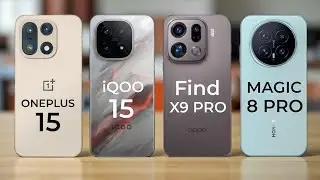 Oneplus 15 5G Vs iQoo 15 5G Vs Oppo Find X9 Pro 5G Vs Honor Magic 8 Pro 5G