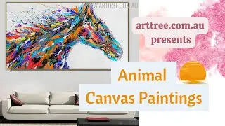 Animal Canvas Artwork | Animal Canvas Painting | Handmade Paintings | arttree.com.au