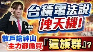 【台積電法說洩天機！散戶搶神山，主力卻偷買『這族群』？】何基鼎分析師 2026.01.15