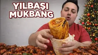 KANAT DÜRÜM HARBİYE KEBABI ASMR MUKBANG YILBAŞI ÖZEL CANLI YAYIN 