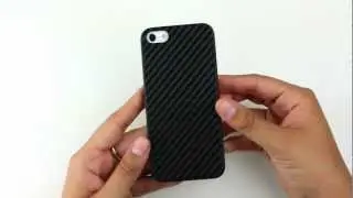 Видеообзор чехла-накладки из углеродного волокна для Apple iPhone 5