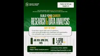 Understanding the broad spectrum of career in Research & Analysis - Idowu Omisile