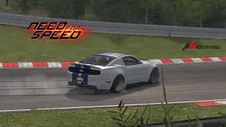 Trying to drift Tobey Marshall's Ford Mustang GT around the Nordschleife | Assetto Corsa Gameplay |