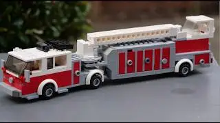 Mauai Fire Department Engine 11 & Ladder 11 (Custom LEGO Fire Engine MOC)