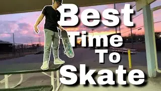 The best time to skate! @AndrewSchrock @samtabor @JohnHill