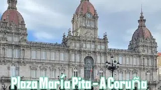 #3 Plaza María Pita en A Coruña | Vivimos nuestro primer carnaval en España 🇪🇸