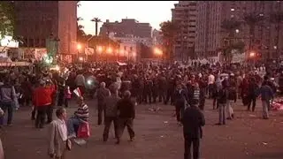 Egyptians protest at referendum process