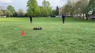 Bounding into the weekend with U-First Fitness Society 💪💙🧡