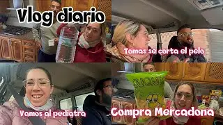 VLOGS DIARIO//POR FIN TOMAS SE CORTA EL PELO// COMPRA MERCADONA//ESCENAS DE MATRIMONIO//CACHONDEO 