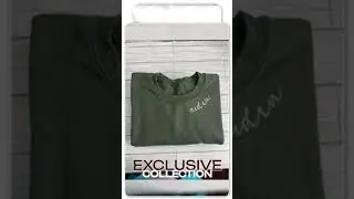 Name Script Embroidered Sweatshirt | Custom Crewneck Sweatshirt | Script Name