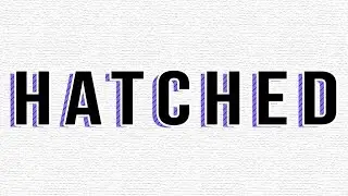 HATCHED DROP SHADOW TEXT EFFECT IN PHOTOSHOP| TEXT MANIPULATION | PHOTOSHOP TUTORIAL