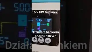 Falownik 6,2 kW + bank 10kWh i możesz śmigać bez licznika ;)