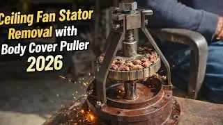 Ceiling fan stator removal with body cover puller 2026
