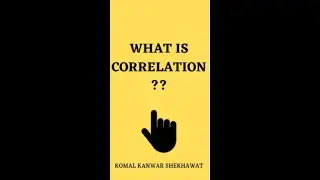 What is CORRELATION ?? #shorts #data #correlation #correlationcoefficient
