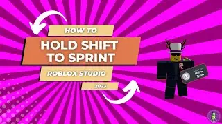 How to Make Hold SHIFT to Sprint in 1 Minute | Roblox Studio Tutorial 2023