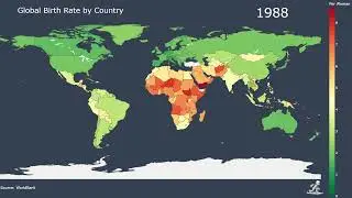 Exploring Global Birth Rates: A Fascinating Journey into Country-Specific Trends on the Map