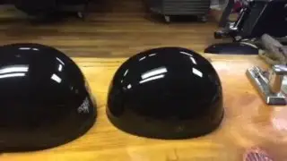 Smallest lightest DOT motorcycle half helmet