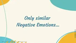 Break the Negative Emotion Communication Cycle