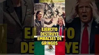 Ejército destruye embalses de gringos