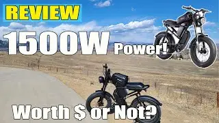 Riding'times 1500W Moped Style Ebike Review | 70-150 Miles Long Range E-Bike 2025?