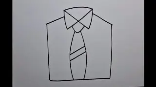 Shirt drawing,  easy and slow drawing,  plastic crayon colours 