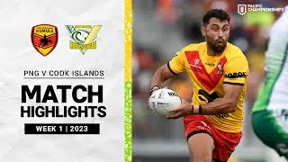 NRL Highlights | PNG Kumuls v Cook Islands Aitu | Match Highlights | 2023 Pacific Championships