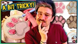 THIS CRAFT WILL TEST YOU!! | Punch Needle Craft Kit Tutorial
