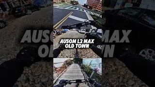 40 MPH Ausom L2 Max E-Scooter Street ride In Old Town Virginia #ausom #ausoml2max #Chargedgarage703