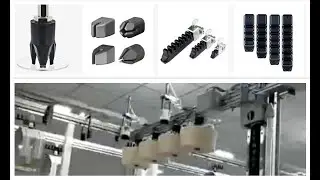 Cone Cylinder Yarn Carrier Finger Feeding Handling Device Inner Extender soft pneumatic gripper